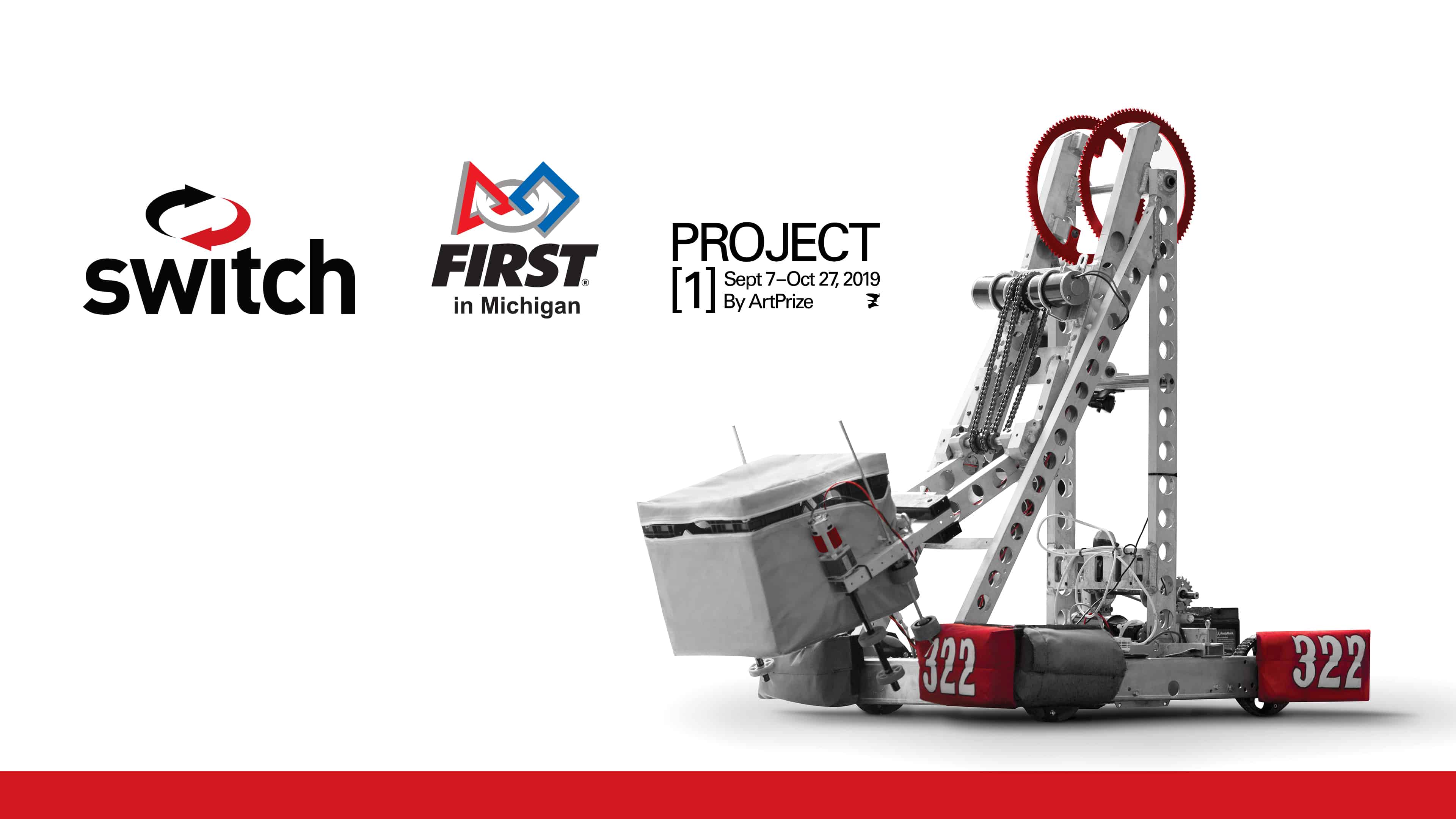 Switch Sponsors FIRST<sup><small>®</small></sup> in Michigan Robotics Teams in STEAM-Based Learning Experiences at Project 1 by ArtPrize