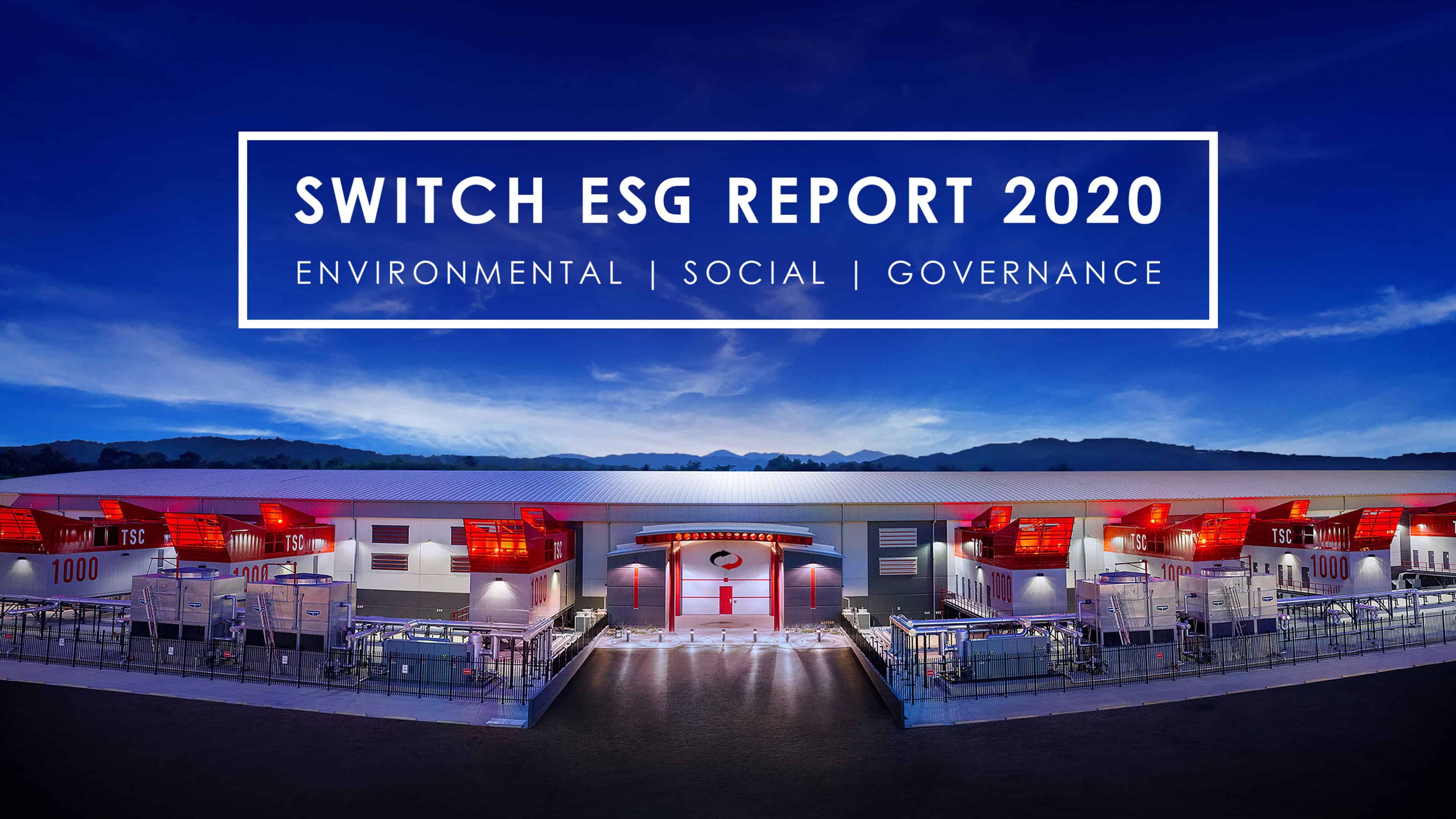 Switch Issues Annual Environmental, Social and Governance Report